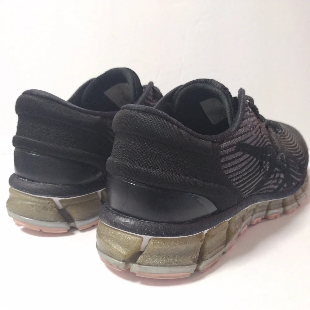 Asics Gel-Quantum 360 4 Women's Running Lace-Up Sneakers Size 7.5 Black/Carbon